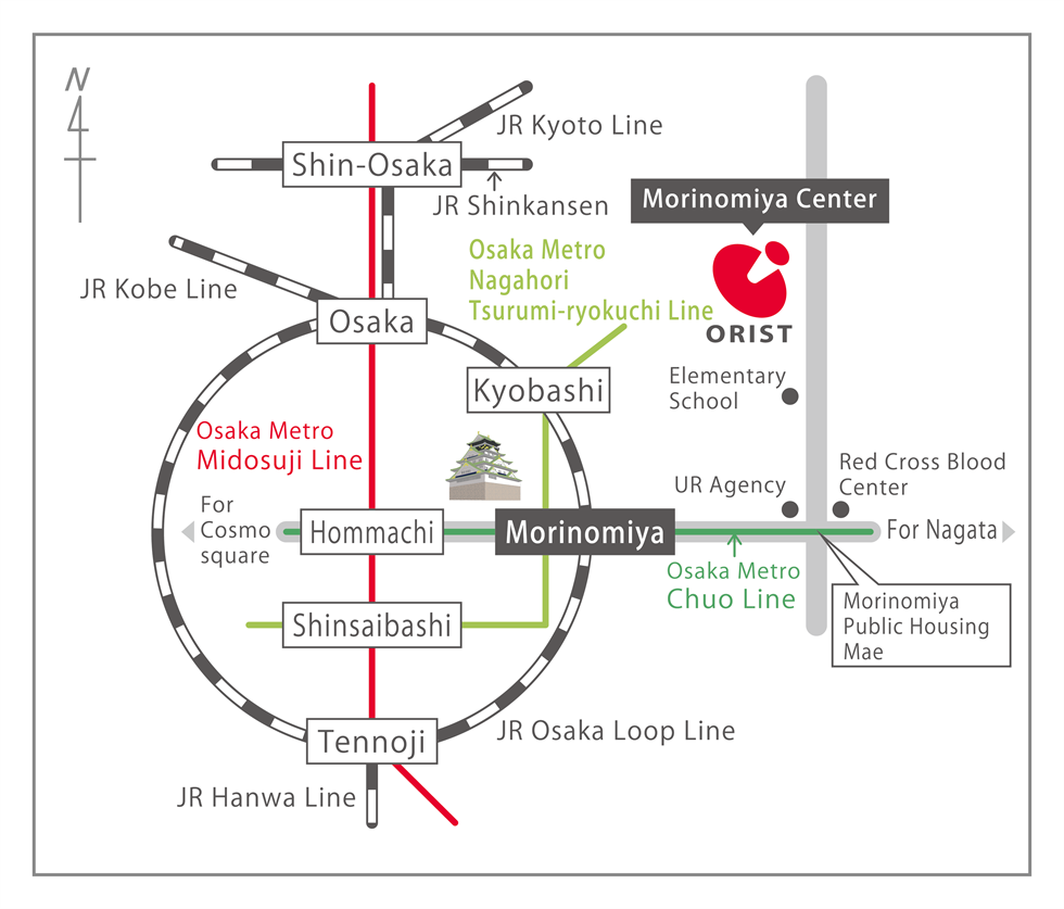 Morinomiya center Access